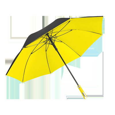 Parapluie cadeau d'affaires 27 pouces 8k Parapluie de golf en fibre de verre avec fonction et logo suspendu