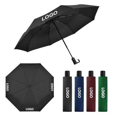 Logo personnalisé Tout en 1 Parapluie pliable pour promotions Minimalisme Style et taille