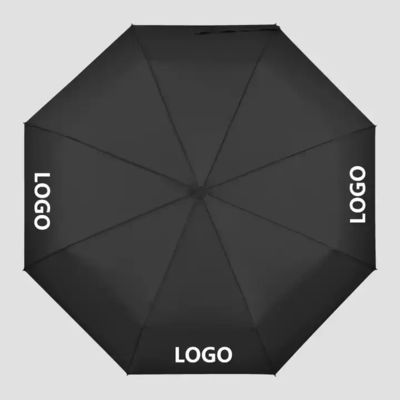 Logo personnalisé Tout en 1 Parapluie pliable pour promotions Minimalisme Style et taille