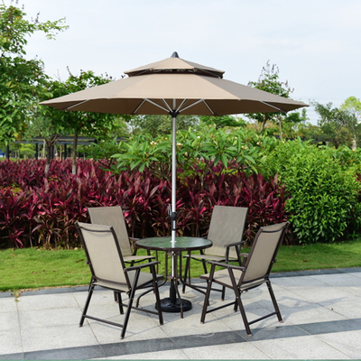 Parapluie de jardin en aluminium pour balcon