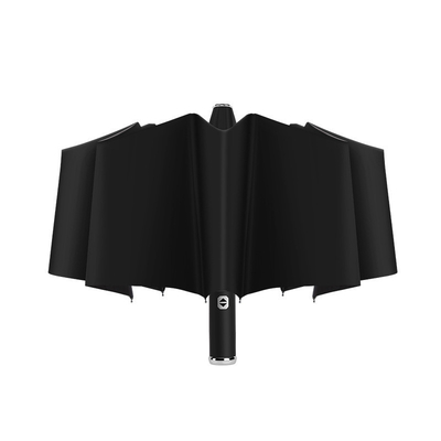 Logo personnalisé imprimé lampe de poche LED parapluie double côtes et design résistant aux UV