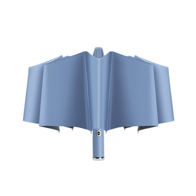 Logo personnalisé imprimé lampe de poche LED parapluie double côtes et design résistant aux UV