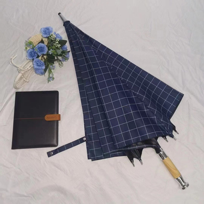 Grand parapluie de golf à carreaux de style japonais et coréen à l' épreuve de l' eau Logo personnalisé Made in Japan