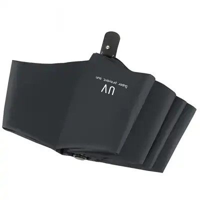 Style minimaliste Trois parapluies automatiques avec écran solaire et double protection UV