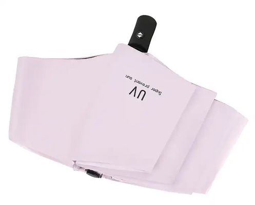 Impression personnalisée de logo parapluie triple avec arbre métallique Logo de voiture cadeau et promotion