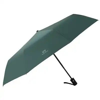 Impression personnalisée de logo parapluie triple avec arbre métallique Logo de voiture cadeau et promotion
