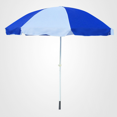 Parapluie de plage de soleil pour les voyages avec inclinaison de bouton et impression de logo personnalisé
