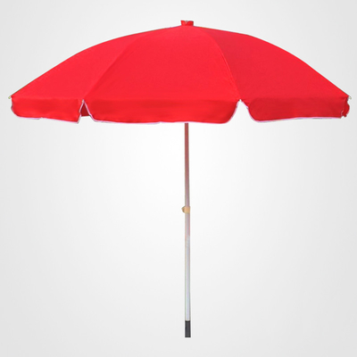 Parapluie de plage de soleil pour les voyages avec inclinaison de bouton et impression de logo personnalisé