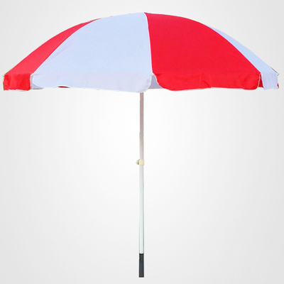 Parapluie de plage de soleil pour les voyages avec inclinaison de bouton et impression de logo personnalisé