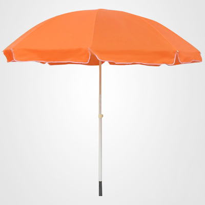 Parapluie de plage de soleil pour les voyages avec inclinaison de bouton et impression de logo personnalisé