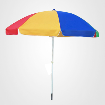 Parapluie de plage de soleil pour les voyages avec inclinaison de bouton et impression de logo personnalisé