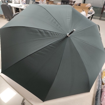 Parapluie de luxe légère imprimée avec ouverture manuelle et cadre en fibre de verre