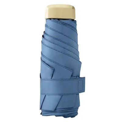 Un parapluie mini pliable de poche avec 87 cm de diamètre ouvert