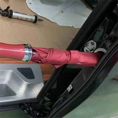 Parapluie de luxe légère imprimée avec ouverture manuelle et cadre en fibre de verre