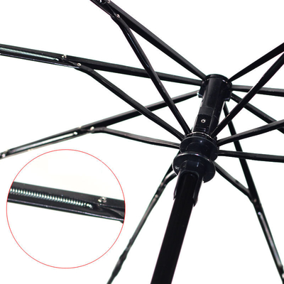 Tout en une fonction Automatique porte-parapluie à soleil ouvert avec tête de parapluie triple