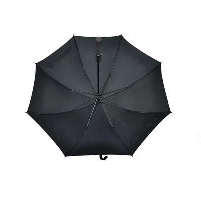Parapluie de golf en bois à poignée de liège RPET écologique pour une marque personnalisée