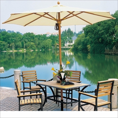 Conseils en plastique plage en bois patio café jardin piscine restaurant extérieur parapluie tout en 1