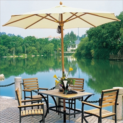 Conseils en plastique plage en bois patio café jardin piscine restaurant extérieur parapluie tout en 1