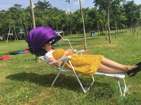 Protection solaire de la plage Mini pare-soleil entièrement automatique pour la tête Tente de repose-tête
