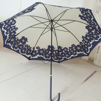 Cadre en fibre de verre parapluie publicitaire à pôle droit avec couleur et logo personnalisés