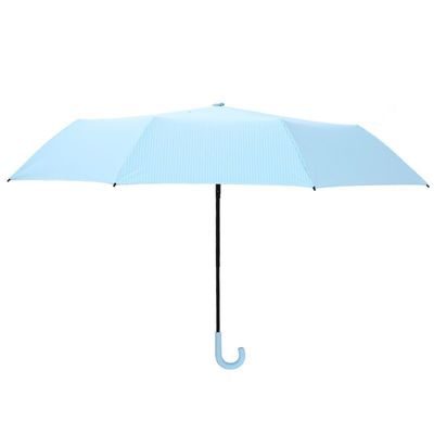 Parapluie solaire triple pliable pour filles avec protection UV et double fonction