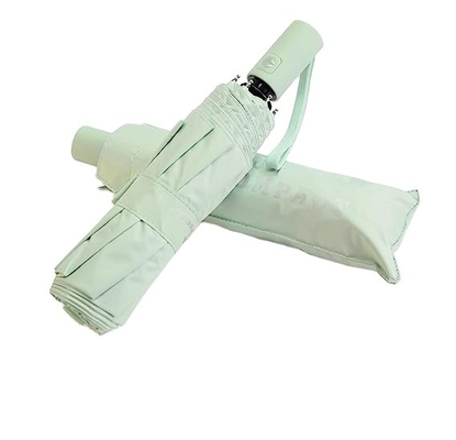 Grand parapluie pliant automatique protection contre le soleil et la pluie avec conception à double couche