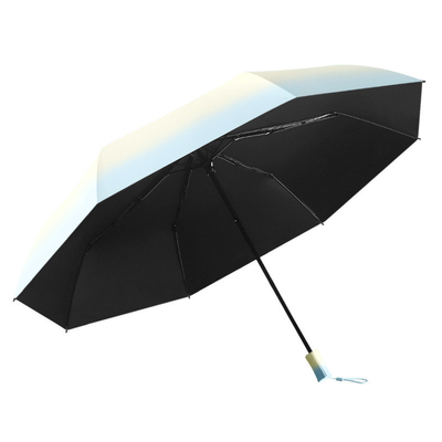 Parapluie publicitaire en tissu Pongee 210T avec impression de logo personnalisé et conception étanche