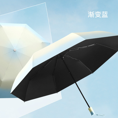 Parapluie publicitaire en tissu Pongee 210T avec impression de logo personnalisé et conception étanche