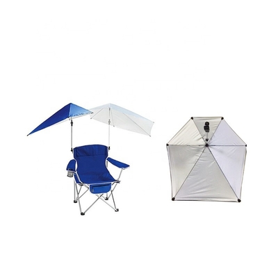 Porte-parapluie pour fauteuil roulant sans mains universelle avec un design unique et un revêtement en argent