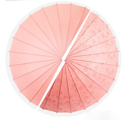 Parapluie à poignée longue cadre en fibre de verre Parapluie avec conception créative de changement de couleur