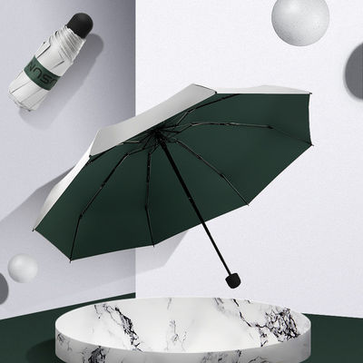 Produit parapluie cinq fois compact avec refroidissement à commande manuelle et protection UV