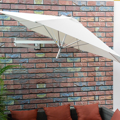 Villa extérieure patio Téléscopique parapluie pliable avec ventilation et fonction tout en un