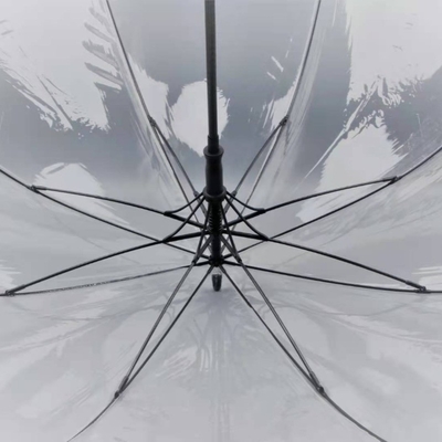 Parapluie en PVC étanche à l'air extrêmement grand Parapluie de golf transparente avec logo personnalisé