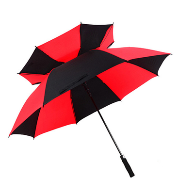 Parapluie publicitaire personnalisée de style américain à double couche et impression de logo
