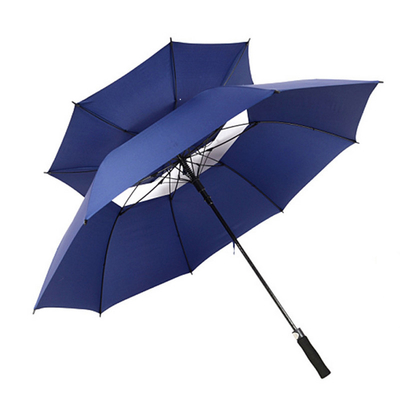 Parapluie publicitaire personnalisée de style américain à double couche et impression de logo