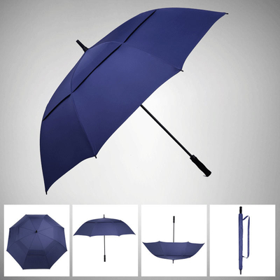 Parapluie publicitaire personnalisée de style américain à double couche et impression de logo