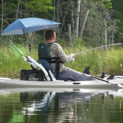 Améliorez l' expérience de voyage de votre bébé avec l' parapluie de poisson à crochet en argent