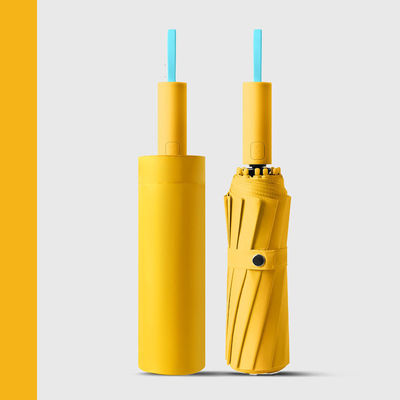 Parapluie à os entièrement automatique Protection UV de grande taille Logo publicitaire personnalisé Poignée spéciale