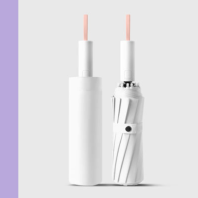 Parapluie à os entièrement automatique Protection UV de grande taille Logo publicitaire personnalisé Poignée spéciale