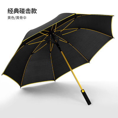 Logo personnalisé parapluie de golf en fibre de vent de 27 pouces pour la publicité et la promotion