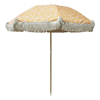 Attraction touristique incontournable à l'extérieur Tassel Beach Parapluie avec base de parapluies