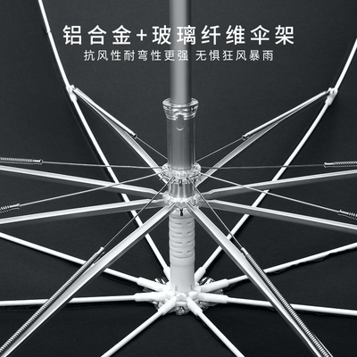 Parapluie de golf en aluminium de diamètre ouvert de 120 cm pour les entreprises et la protection extérieure