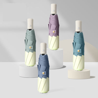 Parapluie à trois couches de style coréen avec arbre en fibre de verre et fonction d'ouverture automatique