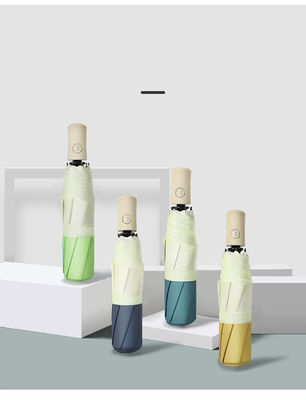 Parapluie à trois couches de style coréen avec arbre en fibre de verre et fonction d'ouverture automatique