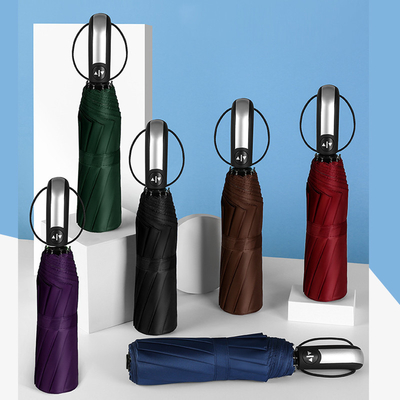 3 parapluie pliante automatique pour affaires résistant aux UV pour l'extérieur tout en une fonction