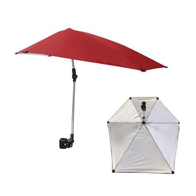 Personnalisation agile de la chaîne d'approvisionnement 4 voies parapluie pivotante avec commande manuelle