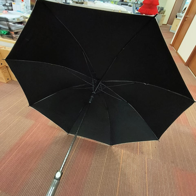 Impression personnalisée de logo parapluies résistants au vent avec protection UV et design laser éblouissant