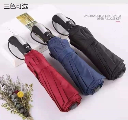 3 parapluie pliante automatique pour affaires résistant aux UV pour l'extérieur tout en une fonction