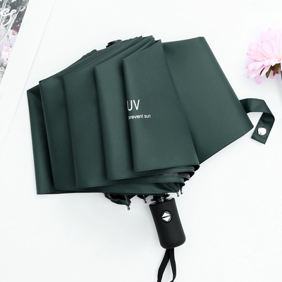 Parapluie pliable portable de couleur solide créative personnalisée pour jardin de patio et extérieur