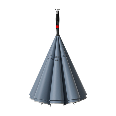 8K côtes d'acier Auto inverse Grand Double parapluie avec poignée longue Femmes et Hommes